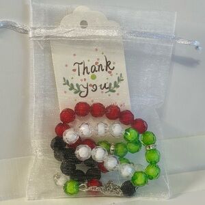 Colorful Beaded Bracelets Set / Tasbie